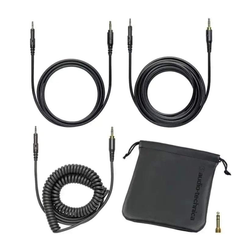 Audio-Technica ATH-M50X  Over Ear Closed Back Professional Studio Monitor Headphones DJ Mixing Mastering Monitoring Headset