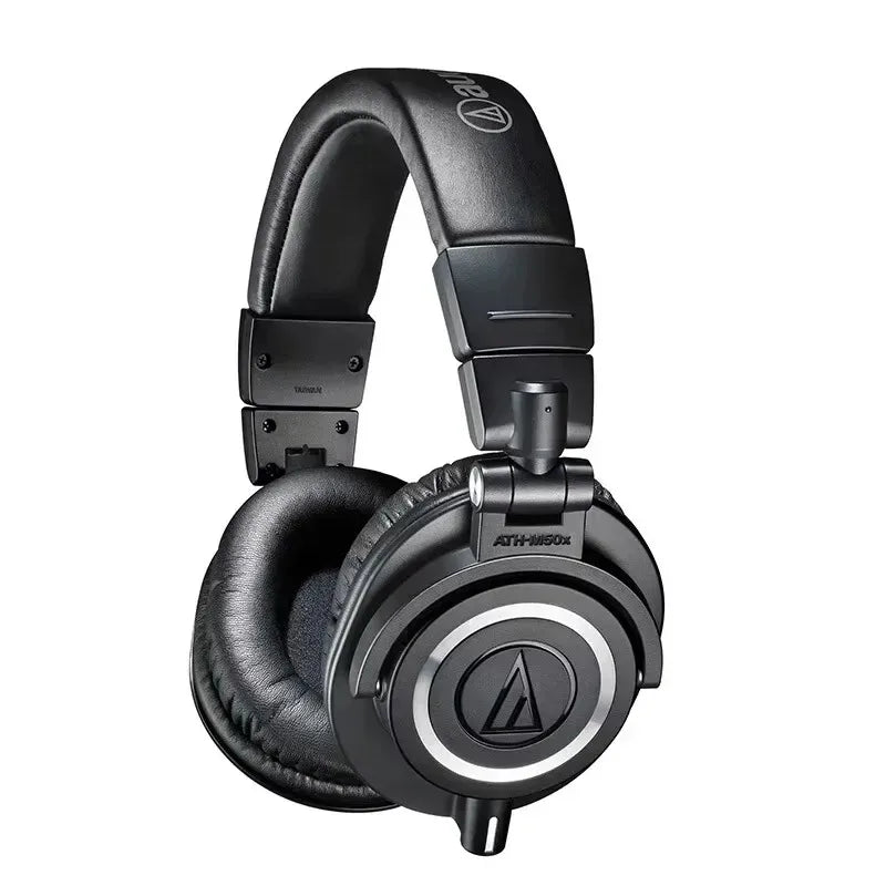 Audio-Technica ATH-M50X  Over Ear Closed Back Professional Studio Monitor Headphones DJ Mixing Mastering Monitoring Headset